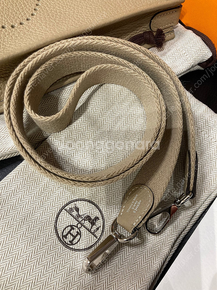 에르메스 미니에블린 트렌치 은장 (새상품컨디션)--6