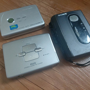 아이와 워크맨 px370 , 소니 TCM48 파나 sx71