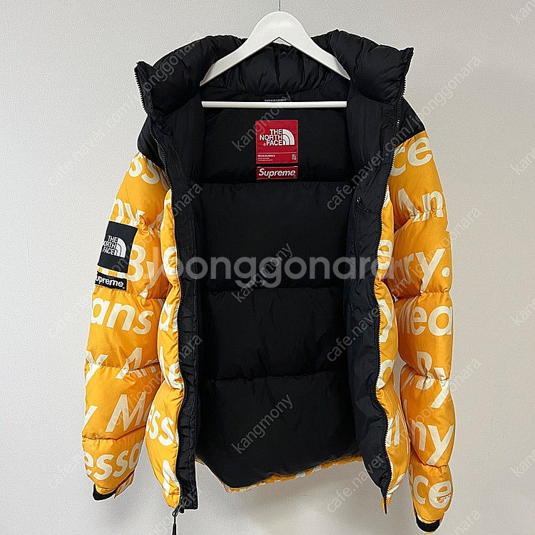 [XL] 슈프림 노스페이스 15FW 레터링 눕시 옐로우...--2