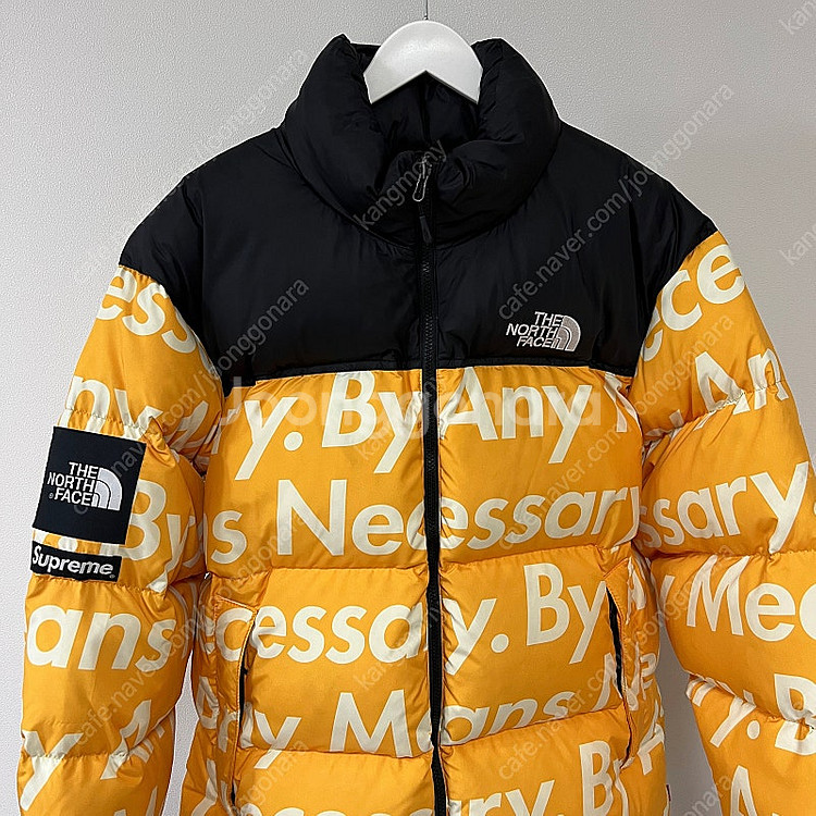 [XL] 슈프림 노스페이스 15FW 레터링 눕시 옐로우...--3