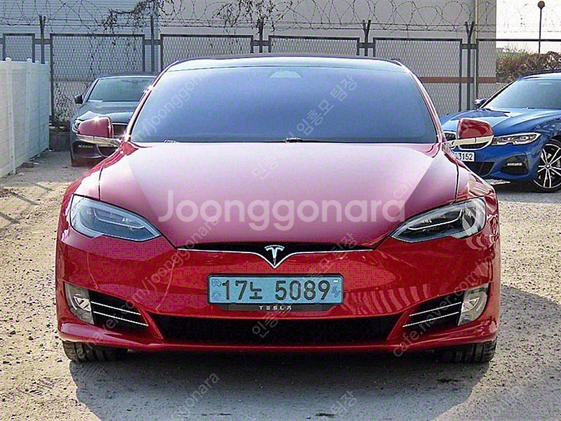 테슬라 모델 S 중고 테슬라 중고 승용차 빨간색 201...--0