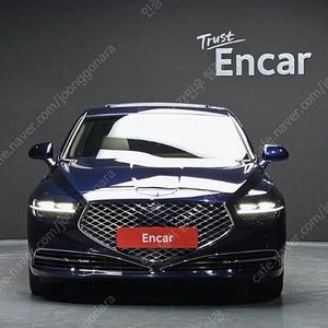 제네시스 G90 중고 제네시스 중고 가격 파란색 2019년식 3.3 T AWD 프리미엄 럭셔리 중고차시세가격