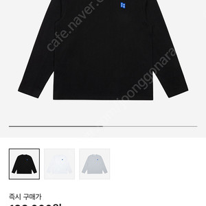 아더에러 시그니피컨트 TRS 태그 롱슬리브 티셔츠 01 느와르 XL