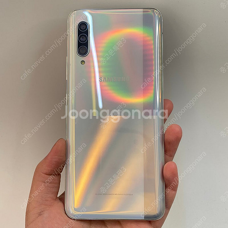 91683(울산중고폰) 갤럭시A90 실버 128GB 판...--0