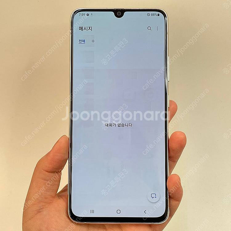 91683(울산중고폰) 갤럭시A90 실버 128GB 판...--2