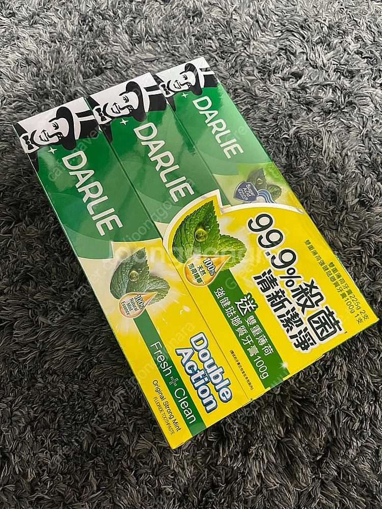 홍콩 치약 달리 더블 액션 2+1세트 팝니다~ 여러개 ...--0