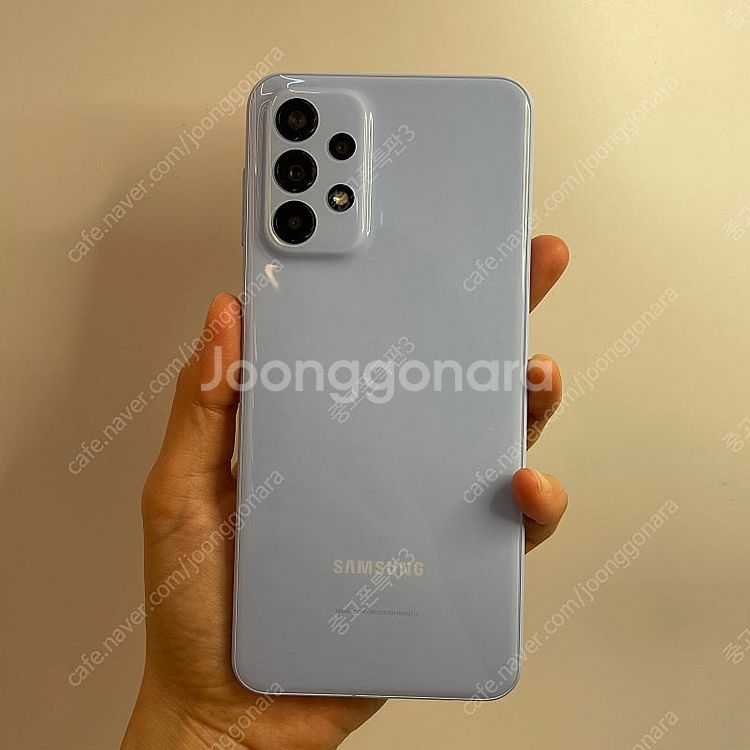 02991(울산중고폰) 갤럭시A23 블루 128GB 판...--1
