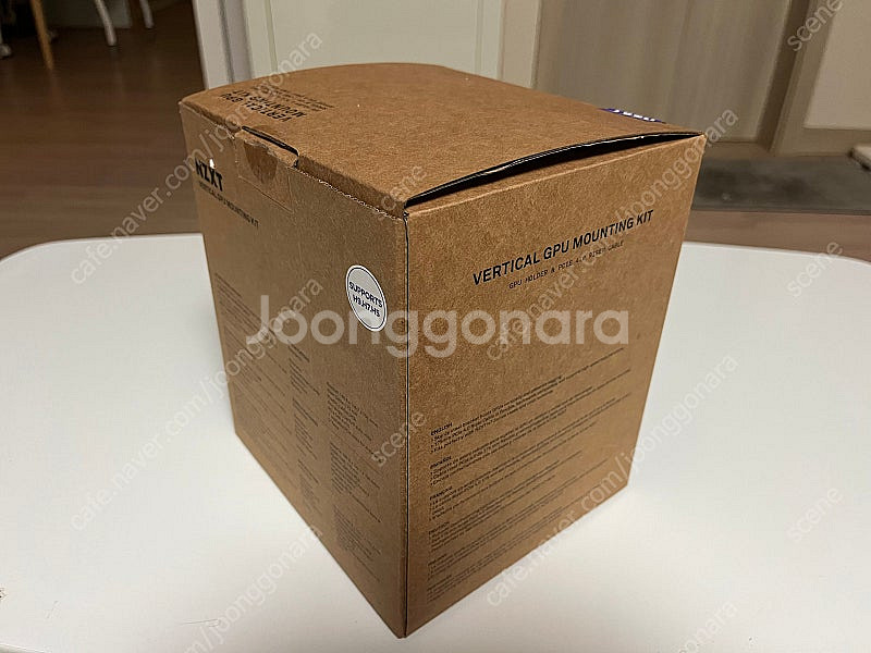 NZXT 라이저킷 화이트--1
