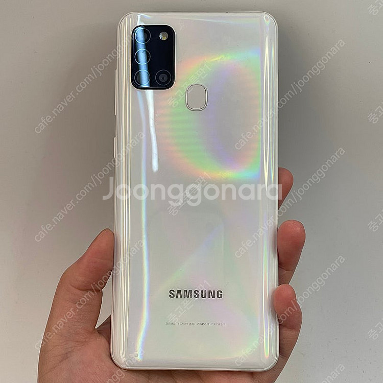 02982(울산중고폰) 갤럭시A21S 화이트 32GB ...--1