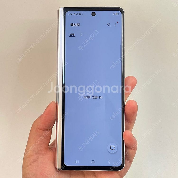 02959(울산중고폰) 갤럭시폴드3 실버 512GB 판...--2
