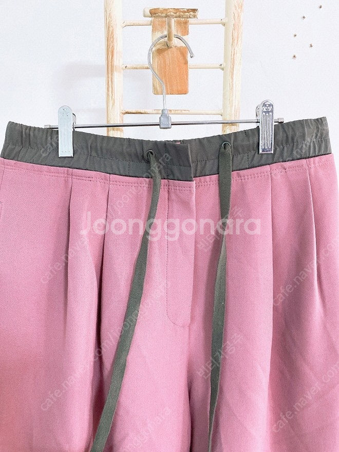 (정품)시스템허리밴딩와이드핏바지(여성용27)--1