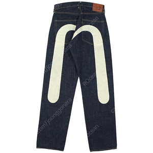 Evisu Lot.2001 No.2 Denim Pants, Selvedge (33X35) 에비수 셀비지 데님 팬츠 페인팅