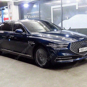 제네시스 G90 중고 제네시스 중고 가격 파란색 2020년식 3.8 GDI AWD 럭셔리 중고차카페