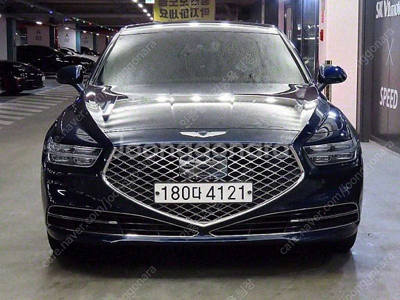 제네시스 G90 중고 제네시스 중고 가격 파란색 202...--3