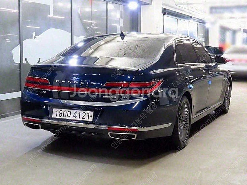 제네시스 G90 중고 제네시스 중고 가격 파란색 202...--5