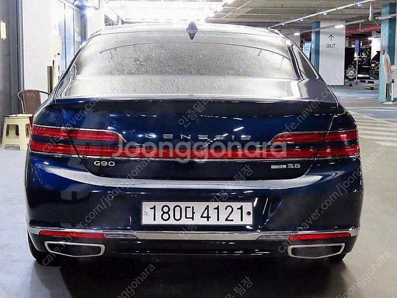 제네시스 G90 중고 제네시스 중고 가격 파란색 202...--6