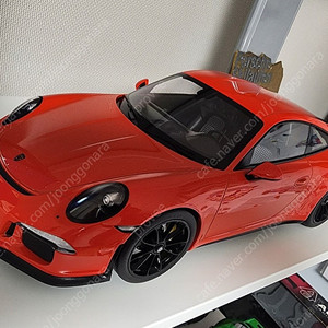 미니챔프 포르쉐 911 R 오렌지컬러 1:12 다이케스트