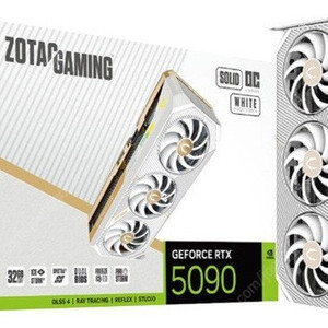 ZOTAC GAMING 지포스 RTX 5090 SOLID OC W D7 32GB 그래픽카드 미개봉 새제품 팝니다.