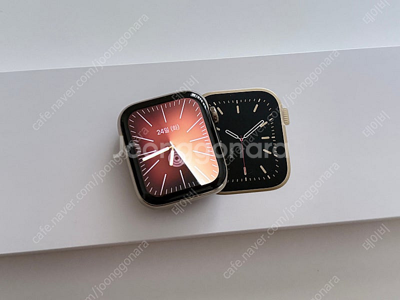 애플워치6 44mm 스테인리스 셀룰러 골드 풀박스 S급...--0