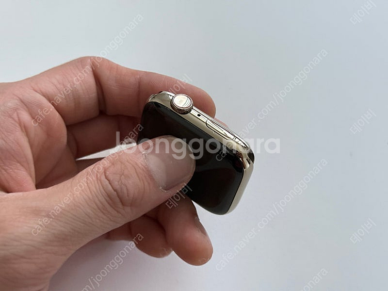 애플워치6 44mm 스테인리스 셀룰러 골드 풀박스 S급...--8
