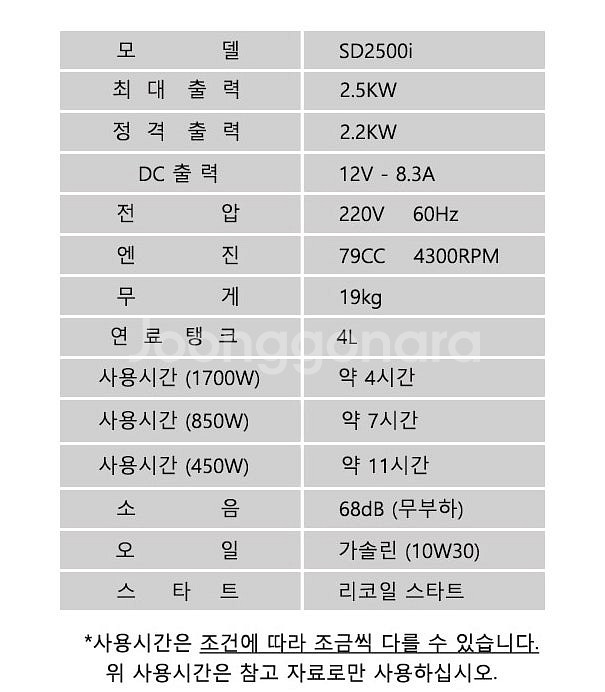 30[판매] SD2500i 2.5키로무소음 발전기.저소...--4