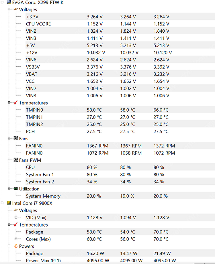 i7-9800x x299 반본체 판매합니다--0