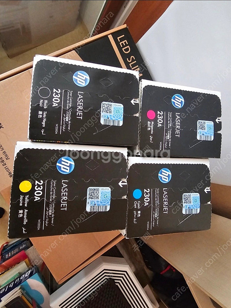 HP 레이저젯 230A 토너 4색세트 새상품--1