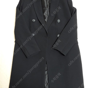 스파오 s사이즈 검정 롱 자켓 3만원