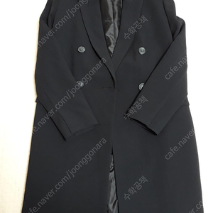 스파오 s사이즈 검정 롱 자켓 3만원