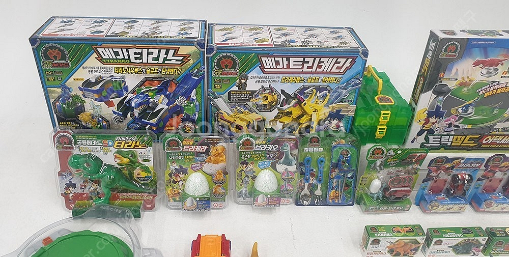 공룡메카드 타이니소어 전체종류 깨끗한중고 새상품 판매해...--9
