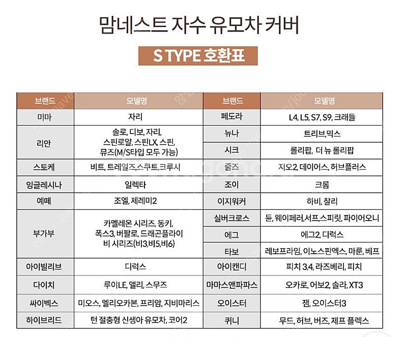 맘네스트 방풍커버 유모차 절충형 휴대형--3