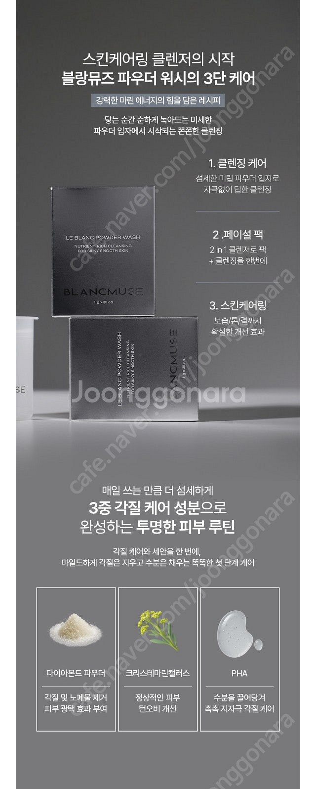 블랑뮤즈 르블랑 파우더 워시--2