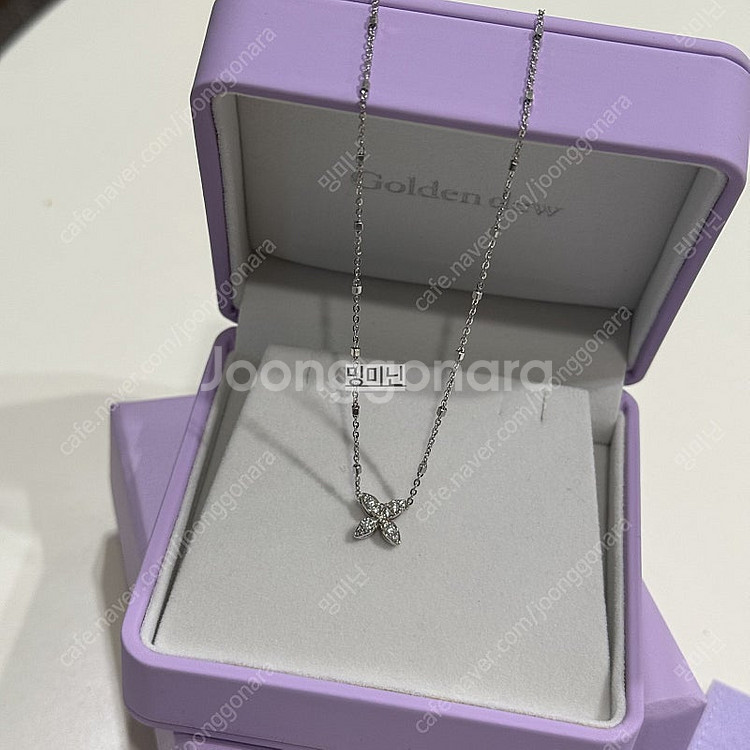 골든듀 펄시피아 파베 큐브체인 18k 14k--4