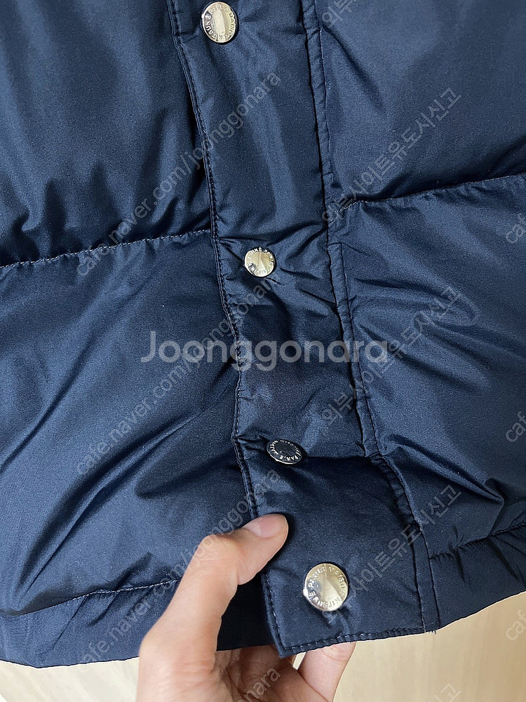 메종키츠네 폭스 헤드패치 숏패딩 다운 자켓 남녀공용--4