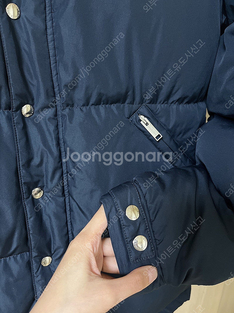 메종키츠네 폭스 헤드패치 숏패딩 다운 자켓 남녀공용--5