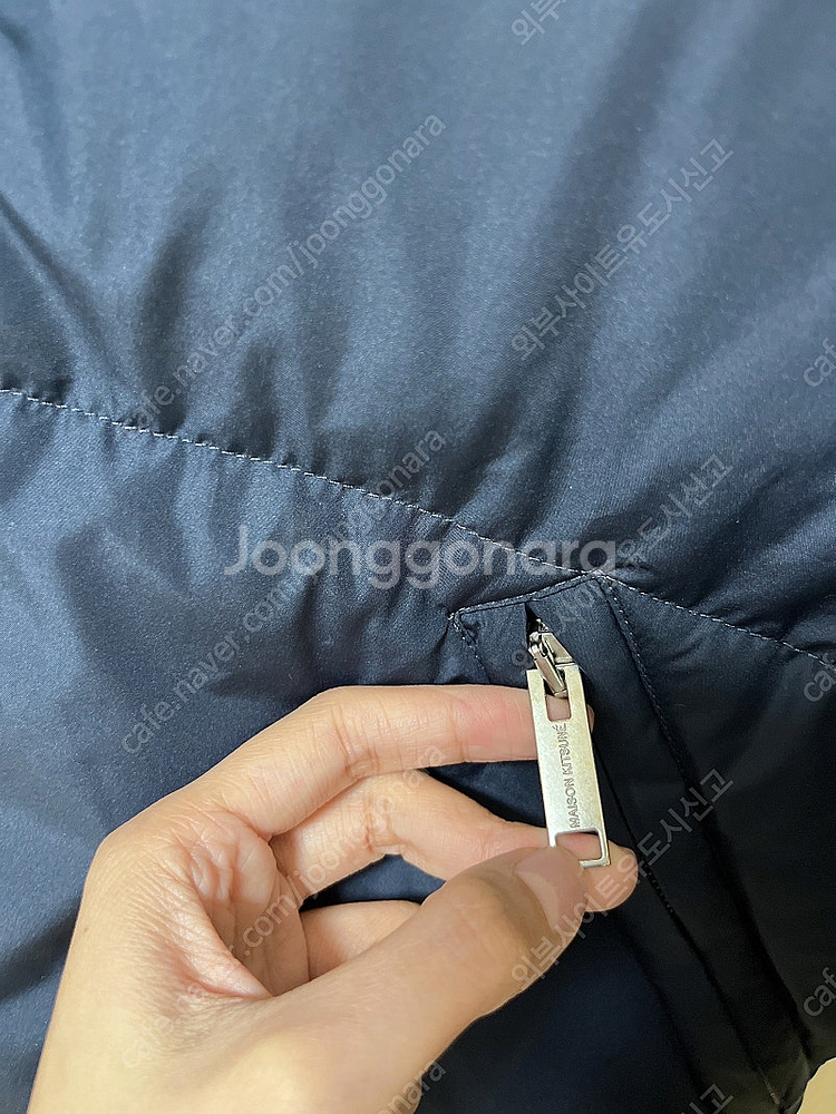 메종키츠네 폭스 헤드패치 숏패딩 다운 자켓 남녀공용--7