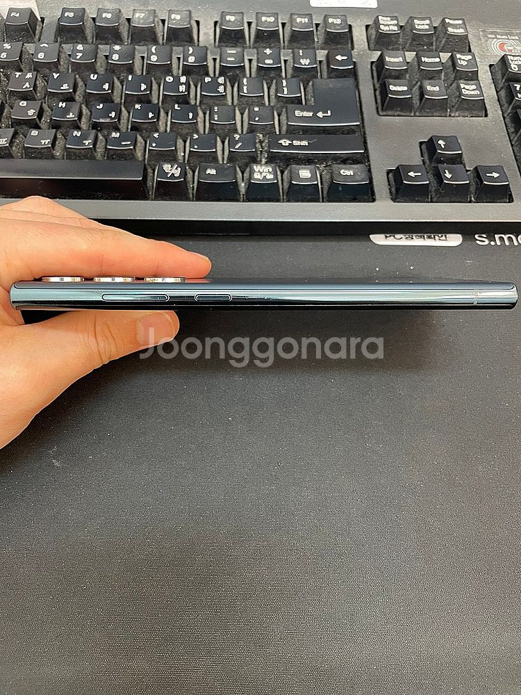 갤럭시S22울트라 그린 256GB 무잔상 상태좋은 중고...--4