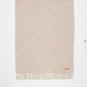 아크네스튜디오 머플러 (오버사이즈, 오트밀 멜란지)