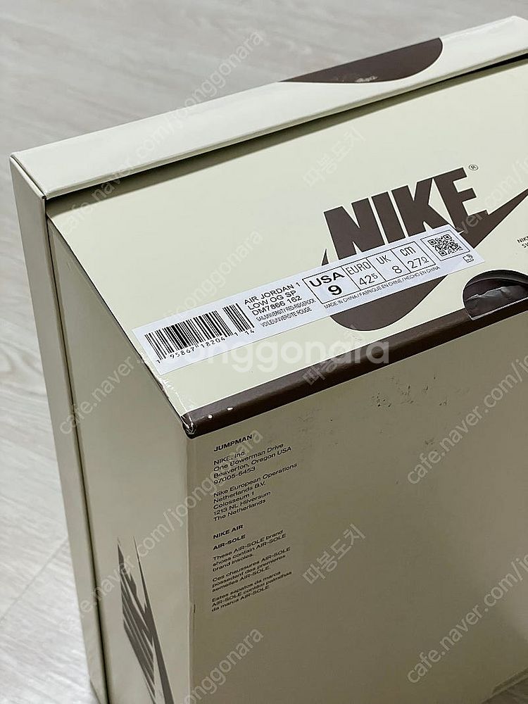 나이키 X 트래비스스캇 조던1로우 리버스모카 270mm...--2