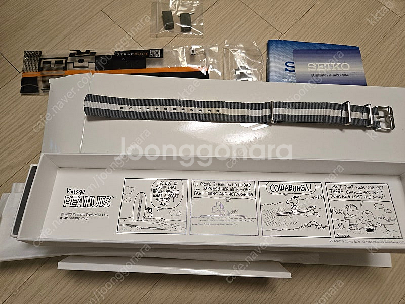 세이코 5 스포츠 스누피 피넛 한정판(SRPK25K1)--6