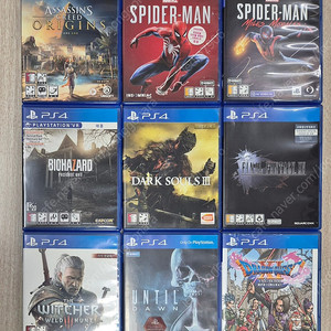 ps4 어크오리진 마블 스파이더맨 마일즈모랄레스 바하7 다크소울3 파판15 위처3 언틸던 드퀘11
