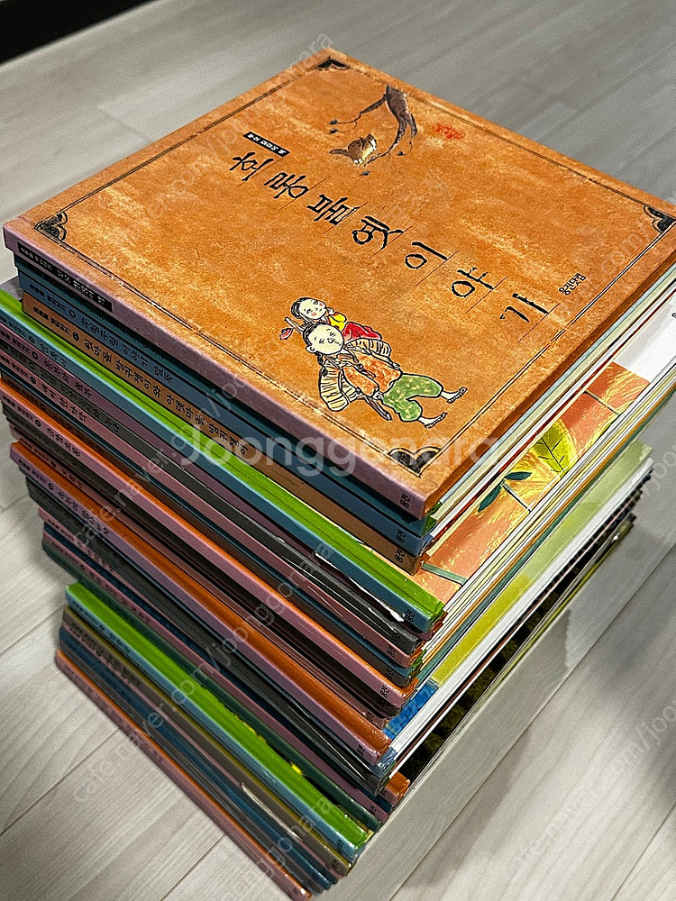 웅진 전래동화 호롱불 옛이야기 전집 38권+길잡이1권 팝니다.--2