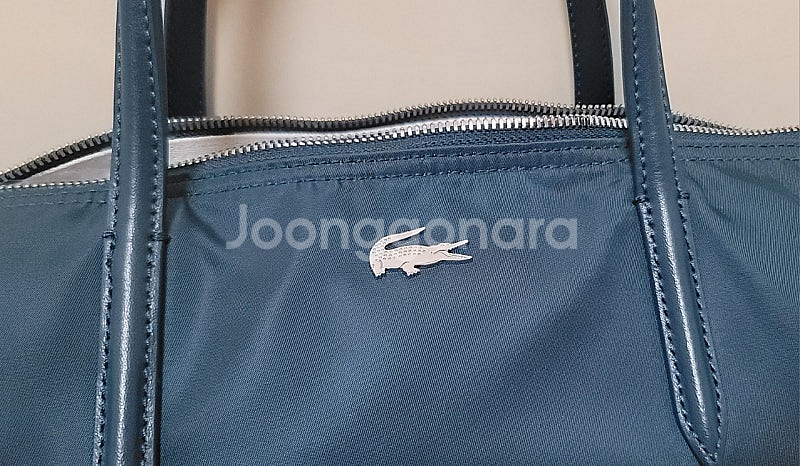 라코스테 나일론백 나일론 쇼퍼백 세로형 크로스백 토트백--1