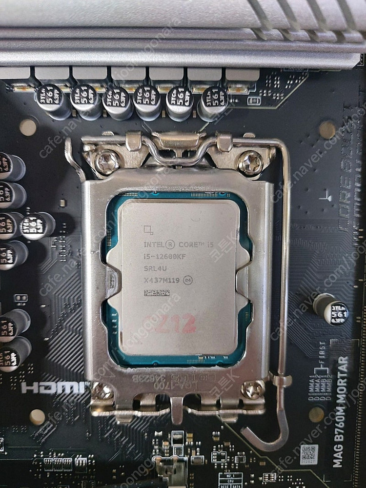 B760M 박격포 D5 + I5 12600KF 단품--1