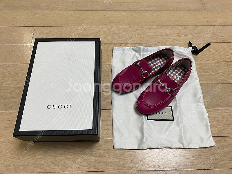 구찌 Cucci 여아 구두 180mm 새제품 팝니다--0