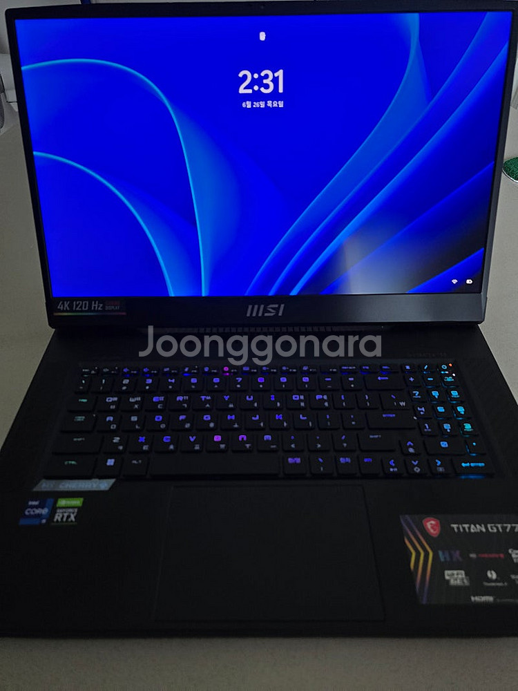 MSI Titan GT77 12UHS(12900hx/3...--4
