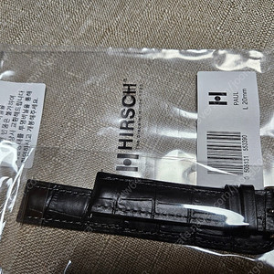 히어쉬 폴 러버 가죽 하이브리드 스트랩 20mm 새제품