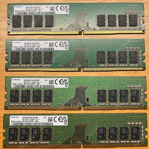 삼성 ddr4 3200 8gb x4개 일괄