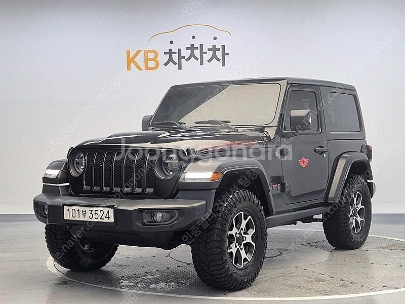 지프 랭글러 중고 랭글러 루비콘 중고 검정색 2020년...--3