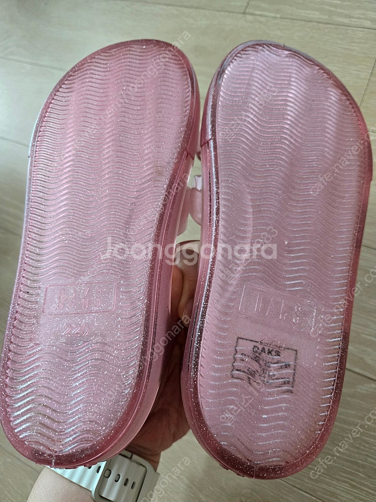 새상품))닥스키즈 젤리샌들(핑크) 220사이즈 판매합니다.--1